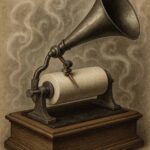 représentation du phonautographe spirite de la saga spookorium